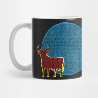 Polynesian Red Bull Blue Moon Mug